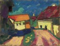 landschaftstudie dorfstrasse 1908 Alexej von Jawlensky Expressionismus